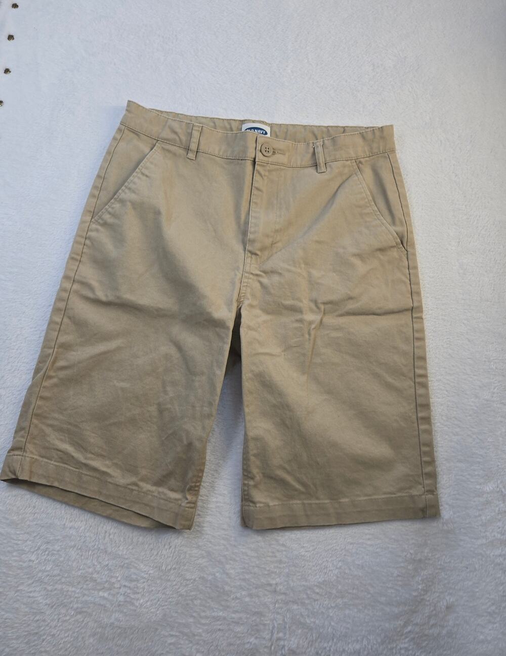 Old Navy Boys Khaki Shorts Size 18 Classic Fit